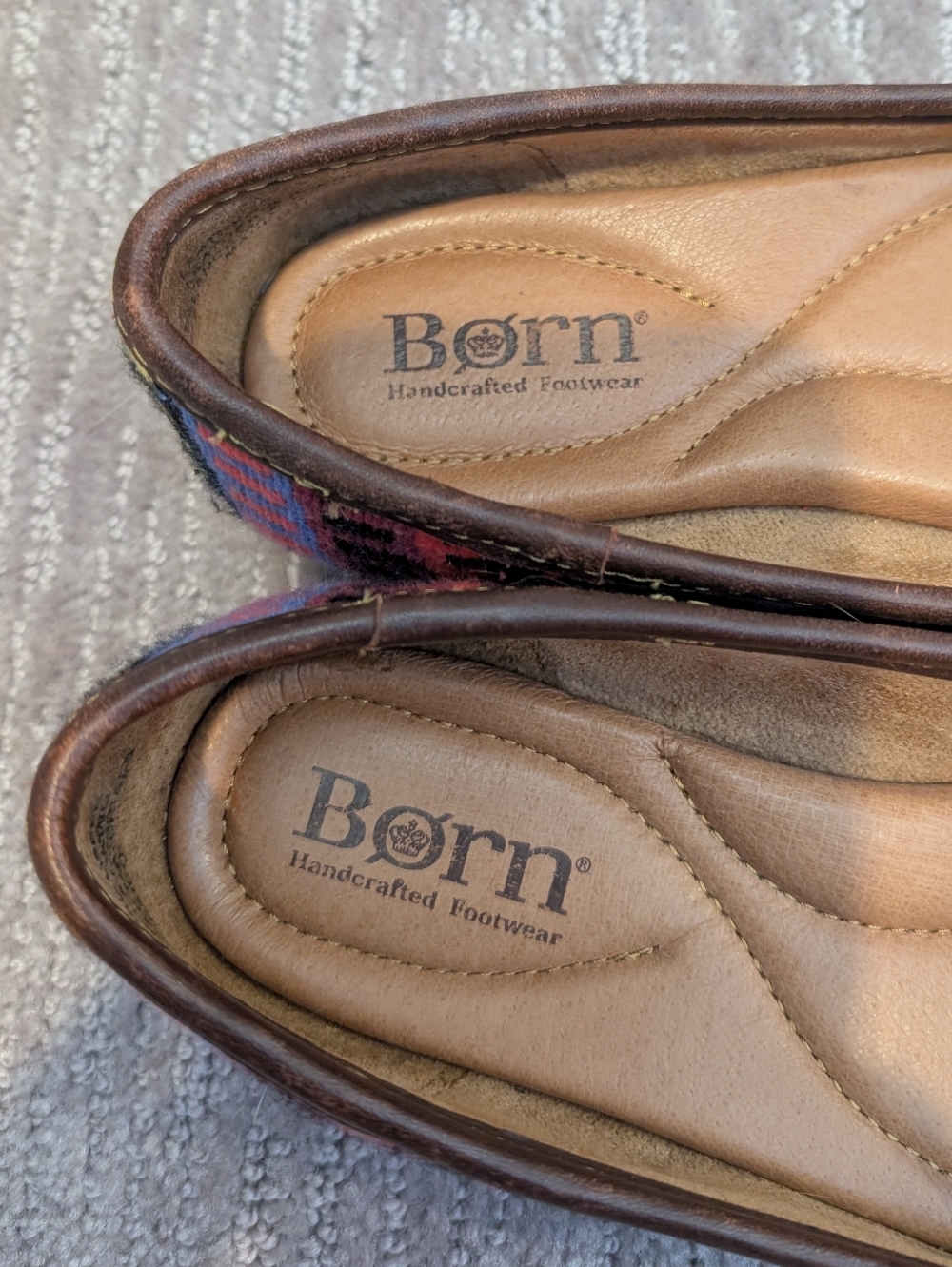 Born Southwestern/Aztec/Geometric Slip On Dress Shoes - Picture 5 of 7